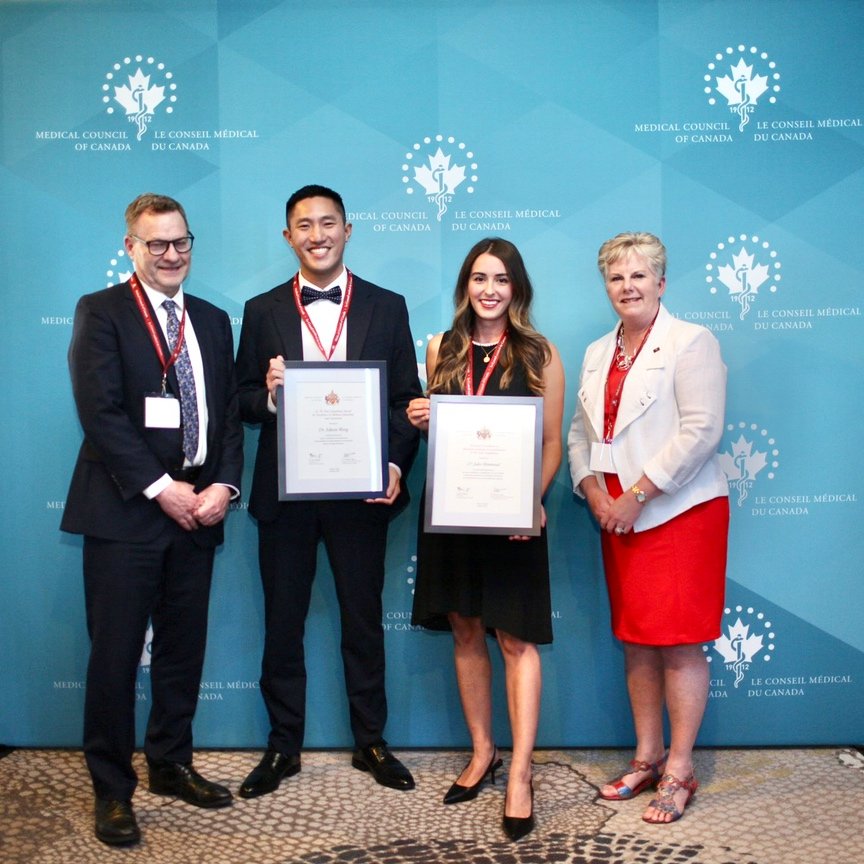 MedCouncilCan's tweet photo. #Congratulations to Dr. Julie Montreuil and Dr. Edwin Wong, @EdwinWongMD, recipients of the 2023 Dr. W. Dale Dauphinee #Award for Excellence in Medical Education and #Assessment. Learn more about the #recipients and their achievements: https://t.co/RuApF60ACR. #MCCam #MedEd https://t.co/SvKbbdN0KR