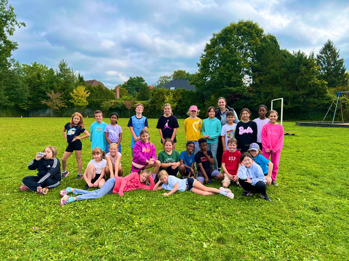 MsWarecki's tweet photo. We had such an amazing time at the St. Kateri Cross Country meet today! Thank you to everyone who helped make this a special morning for all our junior classes. Grade 4s, I am so proud of you!👟 @LDCSB https://t.co/dtfY0q5Iln