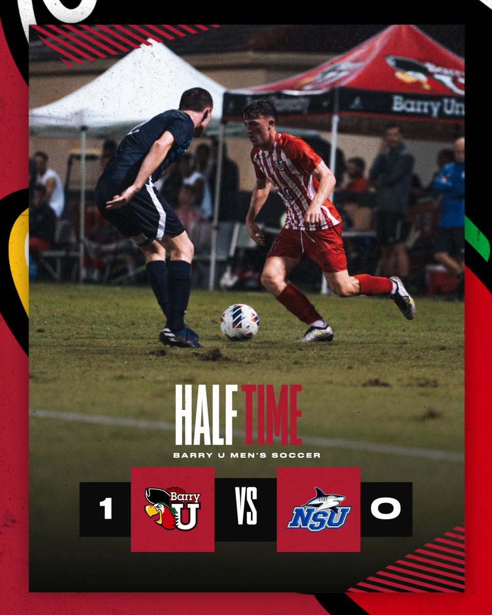 The Bucs lead at the half 🔥!!

#barryusoccer | #gobarrybucs