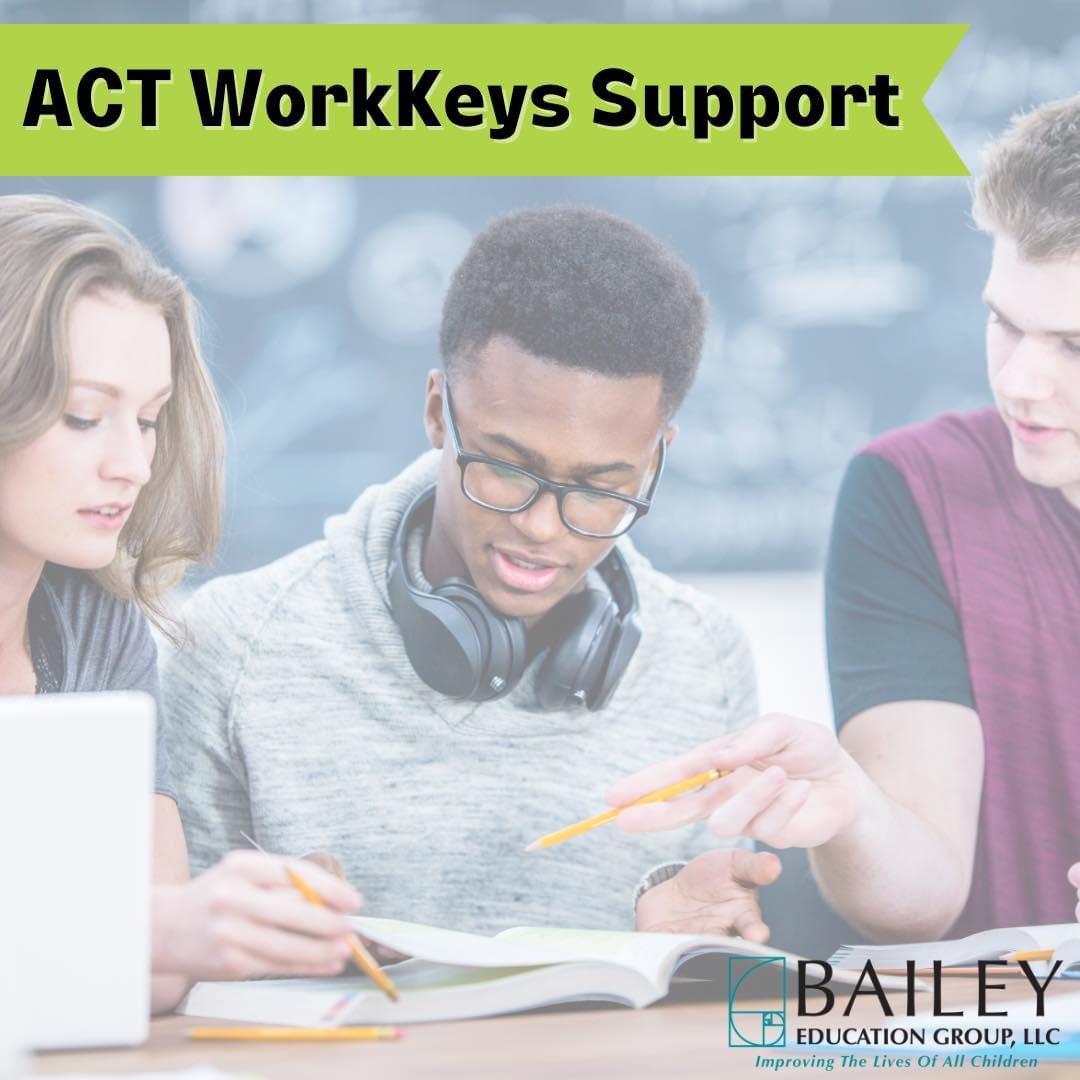 BaileyEducation's tweet image. Our ACT WorkKeys training includes support in the following areas: 
🗝️Keys to Instructional Best Practices 
•Professional Development 
•Teacher Coaching 
🗝️Keys to Student Success 
•Student Bootcamps
•Customized Support for Districts and Schools

#baileyeducation #workkeys
