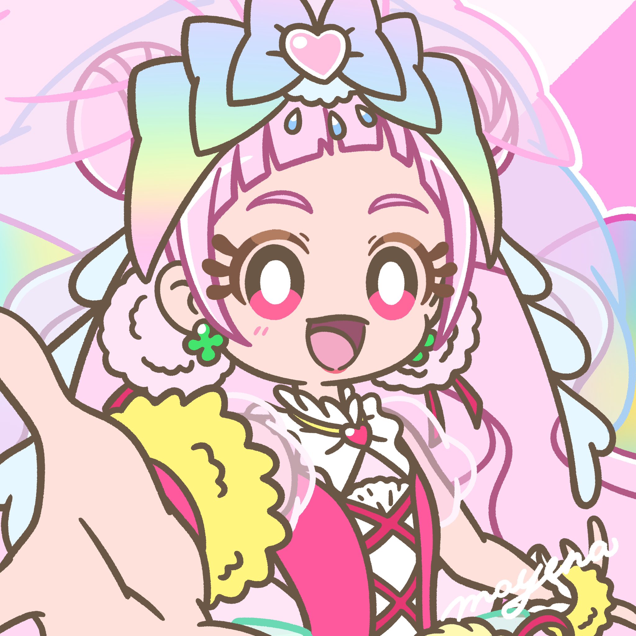 プリキュア ★ エール ミニクッション 起き上がり小法師 プリキュア ☆ エール ミニクッション 起き上がり小法師