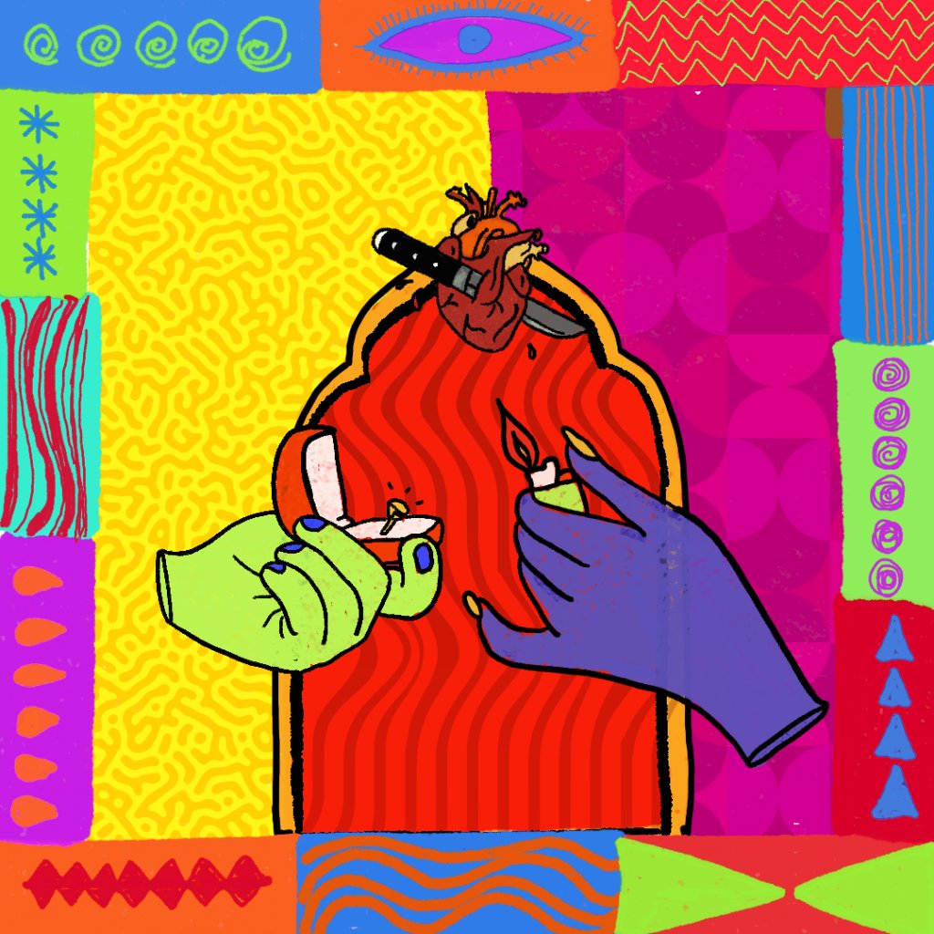 kryptodeia's tweet image. how do you feel?
one of the combinations of my generative art called ()smoke.or.not