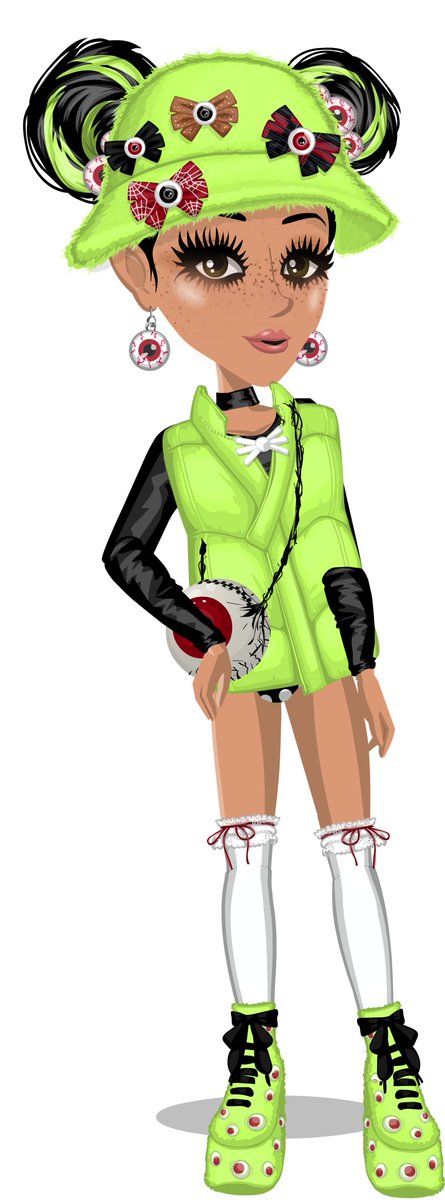 fairiestaiIs's tweet image. For the Team Angelics vacation comp, I decided to stay local in the US, to celebrate the holiday of Halloween! Enjoy this all-seeing spooky look! 👀🎃 @AngeliccGi