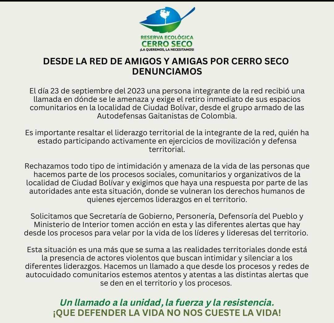 Red amigxs de Cerro Seco tweet media