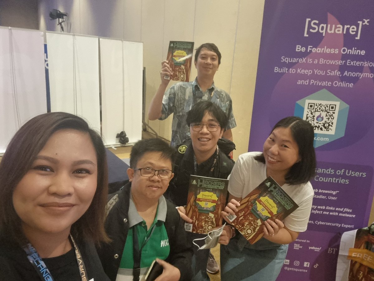 JuniceLiew's tweet photo. HUGE crowd @rootconorg! Conference starts very shortly! Excited!
Come to Ballroom 2 and we will sign your "passports" and download https://t.co/0nM4toacV5
Limited edition #SquareX stickers are up for grabs!
#Hacking #Conference #Cybersecurity @getsquarex #Rootcon17 https://t.co/K19fdc9Ci5