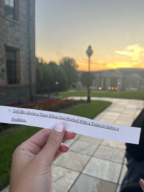 abbykoch131's tweet photo. Today in class we practiced interview questions outside and then did a discovery learning activity! #MSED510 🦊 https://t.co/zBhQGwKYCX