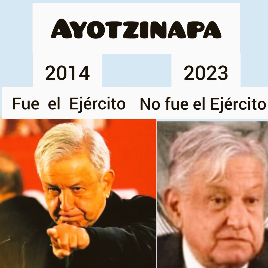 ¿Qué alguien me explique?
🤔

#Ayotzinapa9Años
#AyotzinapaVerdadyJusticia
#AyotzinapaCastigoALosCulpables
#AyotzinapaSiFueElEstado
#AyotzinapaNoSeOlvida
#AyotzinapaVive