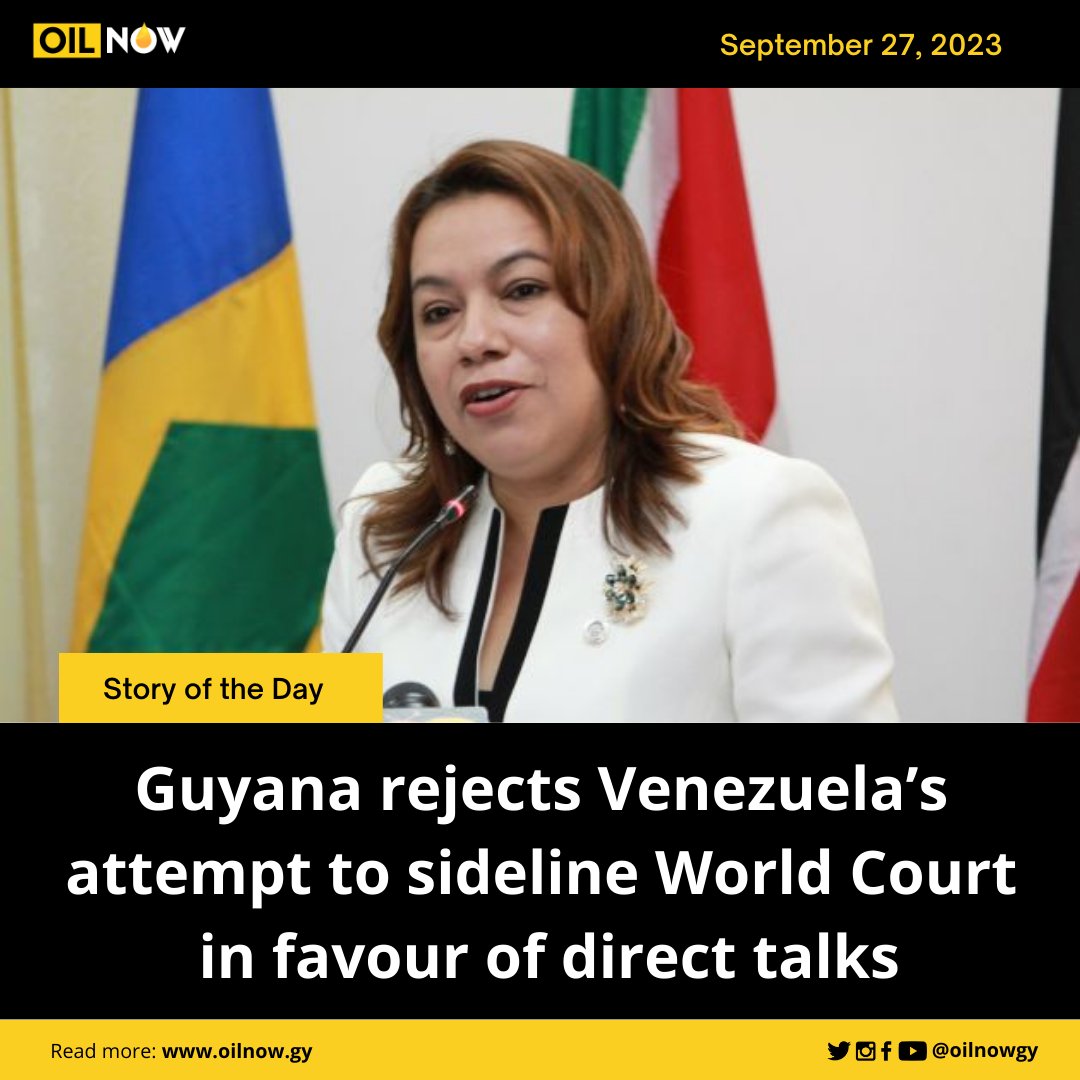 oilnowgy's tweet photo. Read more: https://t.co/kV3XJamvNw
#storyoftheday #Guyana #Venezuela #BorderControversy https://t.co/4Kqk4CIvKG