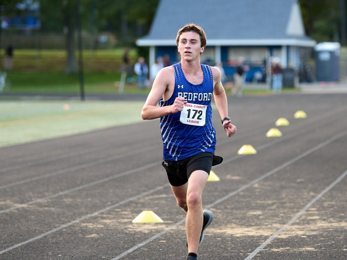 mnosal's tweet photo. Bedford Boys XC raced strong against a dominant Weston XC team. @TheRealSwagFlag @BedfordBucs https://t.co/RtxFrGcFHd