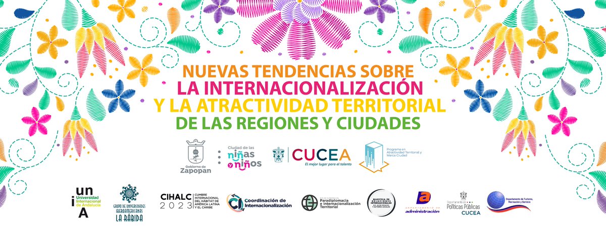 Los invitamos a participar en el próximo Encuentro “Nuevas Tendencias sobre la Internacionalización Territorial de las Regiones y Ciudades”

Fecha: 9 de octubre de 2023 - Presencial - Virtual

Sede: <a href="/CUCEA_OFICIAL/">CUCEA</a> 

Regístrate: bit.ly/48xbtPe

¡No te lo puedes perder!