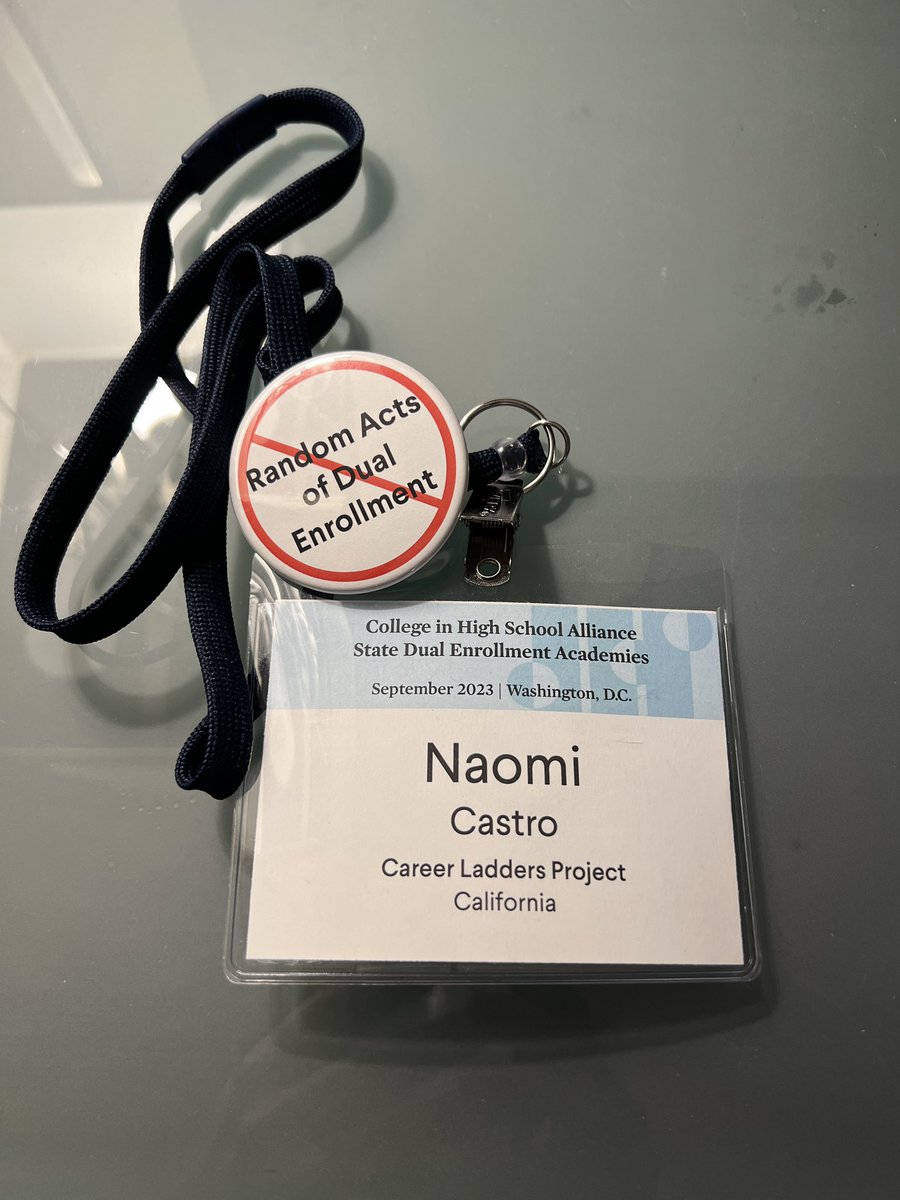 Thank you <a href="/CollegeinHS/">College in High School Alliance</a> and <a href="/jfftweets/">Jobs for the Future (JFF)</a>