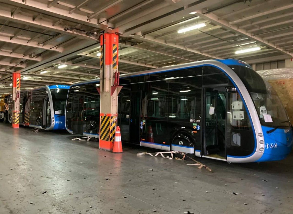 ¡El transporte del futuro ya viene a #Yucatán!

Les comparto que las primeras unidades Ie-tram de la línea de producción exclusiva para nuestro estado ya salieron de #Vigo, #España y estarán llegando a #México a finales de octubre, para continuar su rumbo a #Yucatán, donde se