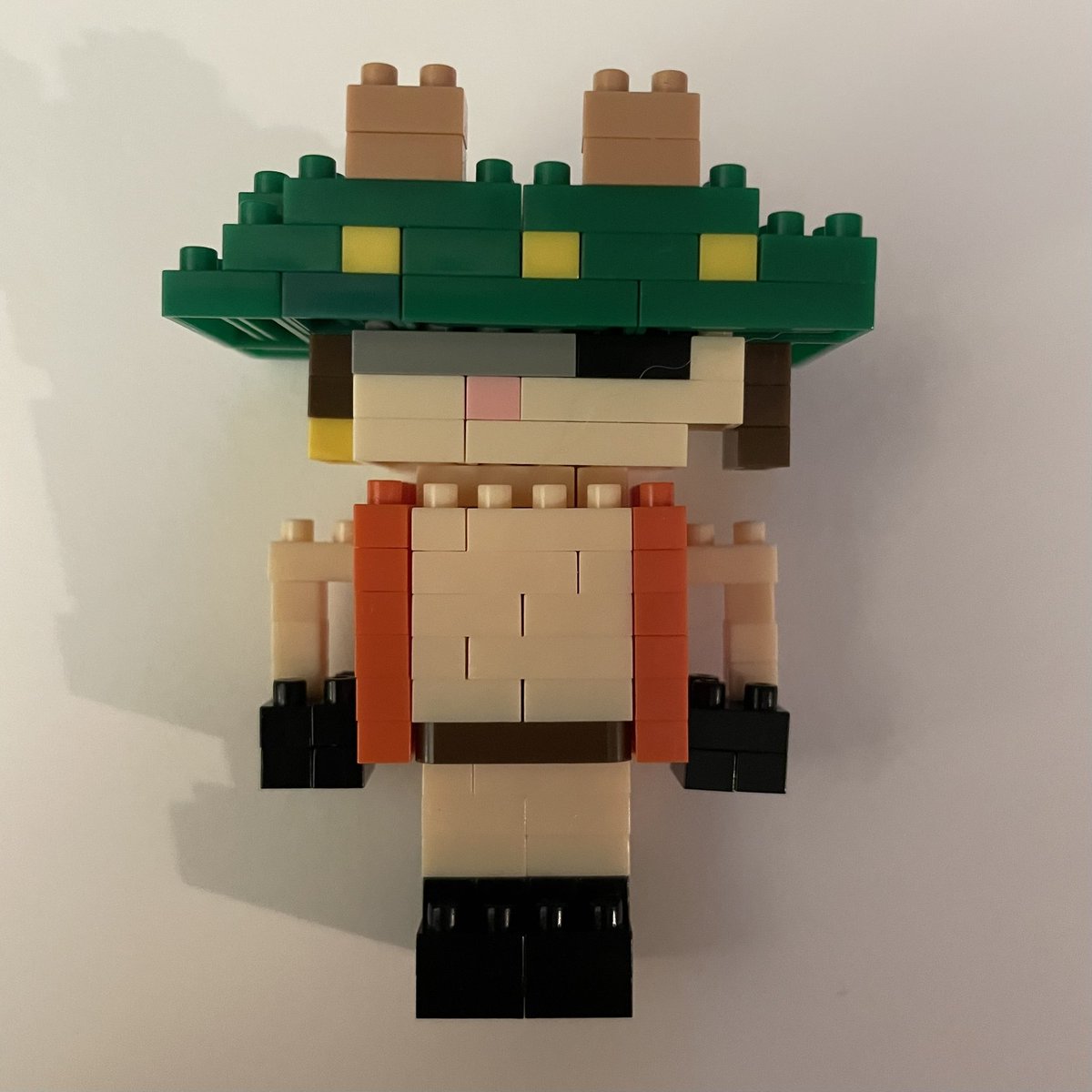 SpaceAndHappy's tweet photo. @NanoblockUS version of Space Sheriff from “Space Sheriff &amp; Happy Space Boy” by @DataRedComics #Nanoblock #pixelArt #8Bitgraphics #NES https://t.co/XRD038yfCe