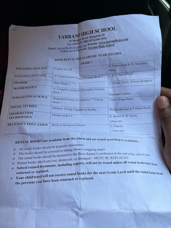 AnitaShanz's tweet photo. Guys cause him school fee was late his mom just got the booklist. I’m asking if anyone can assist with anything from this list. 

Retweet pleaseee https://t.co/H7dQwVQpkd