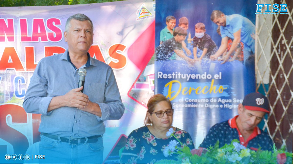 FISE_ni's tweet photo. 🇳🇮🚰 El FISE realiza Asamblea para dar a conocer el diseño final del proyecto de Agua Potable, Saneamiento e Higiene, en la comunidad Montaña Grande del municipio de Terrabona. 💧

#Nicaragua #SeptiembreVictorioso https://t.co/2R8QmUajs4