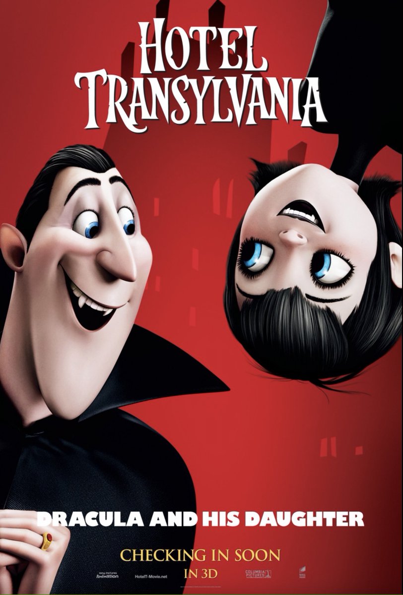 ChudTsankov's tweet photo. π₯ 11 years ago today, 'HOTEL TRANSYLVANIA' was released in theaters. Box office: 358.4 million USD.
#Animation #HotelTransylvania #Dracula #GenndyTartakovsky #Charaters #Design #SonyPicturesAnimation https://t.co/VmbVVFI2IR