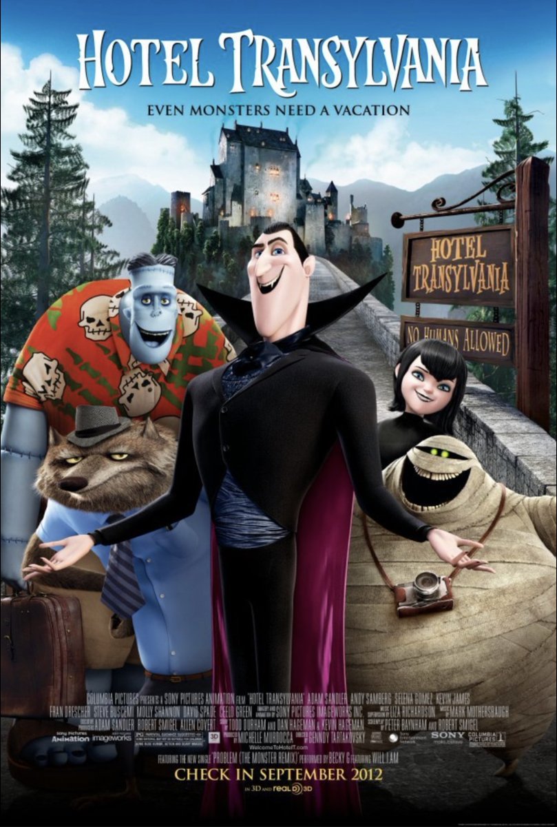 ChudTsankov's tweet photo. π₯ 11 years ago today, 'HOTEL TRANSYLVANIA' was released in theaters. Box office: 358.4 million USD.
#Animation #HotelTransylvania #Dracula #GenndyTartakovsky #Charaters #Design #SonyPicturesAnimation https://t.co/VmbVVFI2IR