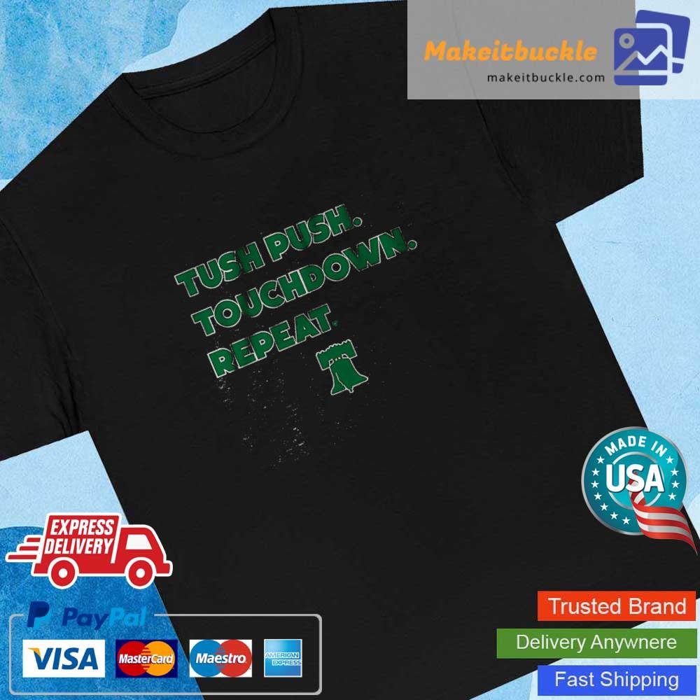 Philadelphia Phillies Tush Push Touchdown Repeat T-Shirt