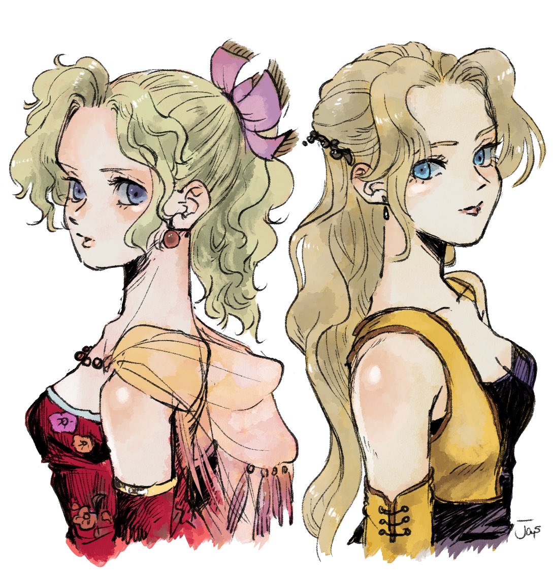 jasjasjasART's tweet photo. ティナとセリス
#FF6 https://t.co/chXqfgZazt