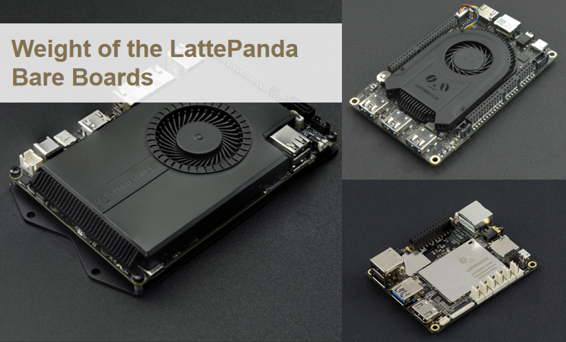 LattePandaCN's tweet photo. #SmallTips 🤖For projects like drones, mobile robots, wearable devices, etc., the weight of the motherboard is a crucial consideration.
Here are some weight data for the LattePanda bare boards:
☑️Sigma (excluding SSD): 305 grams
☑️3 Delta: 110.5 grams
☑️V1: 53.6 grams https://t.co/5WgIVUXsIK