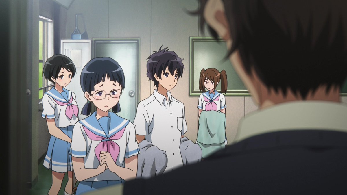 Escape_golem's tweet photo. @anime_eupho 怒っている滝先生からみんな目を伏せたり逸らすなか、なぜかやたら好戦的な釜屋つばめさん、おめでとうございます。 https://t.co/LDjQgibYAw