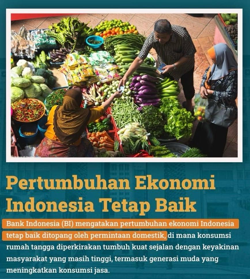 berdjoeang's tweet photo. Pertumbuhan Ekonomi Indonesia kuat
#EkonomiKuat #EkonomiKuat https://t.co/dp5pCr0JV0