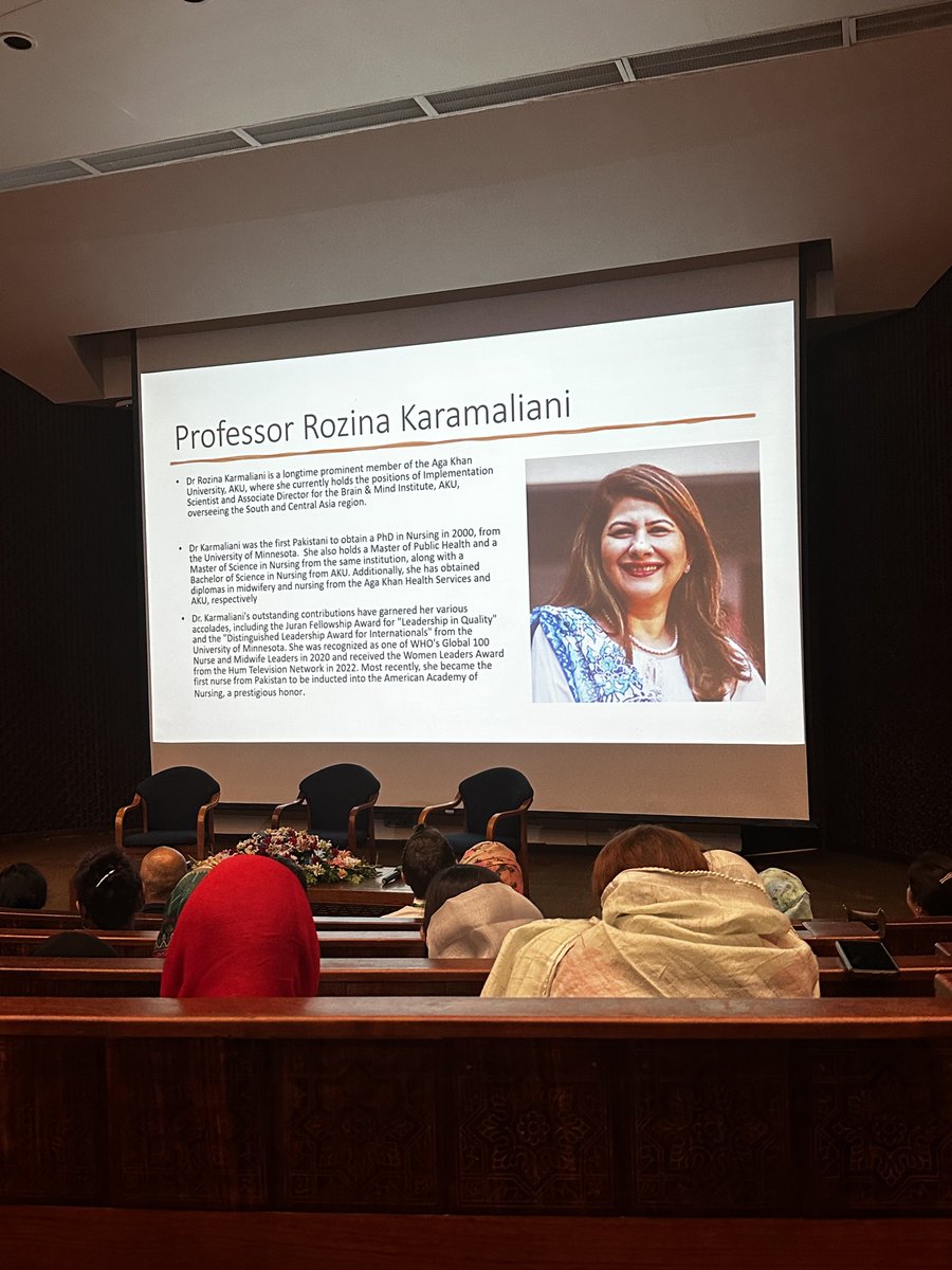 <a href="/LumaanS1/">Lumaan Sheikh</a> <a href="/AKUGlobal/">Aga Khan University</a> <a href="/SidrahNausheen/">Sidrah Nausheen</a> <a href="/arricoomarasamy/">Prof Arri Coomarasamy OBE MBChB MD FRCOG FMedSci</a> Prof. <a href="/RKarmaliani/">Rozina Karmaliani</a> taking the stage to talk about the  “Issues and Challenges in Managing PPH in Pakistan - Findings from Formative Phase of
Emotive Trial”
Some brilliant work being done to prevent and manage PPH.