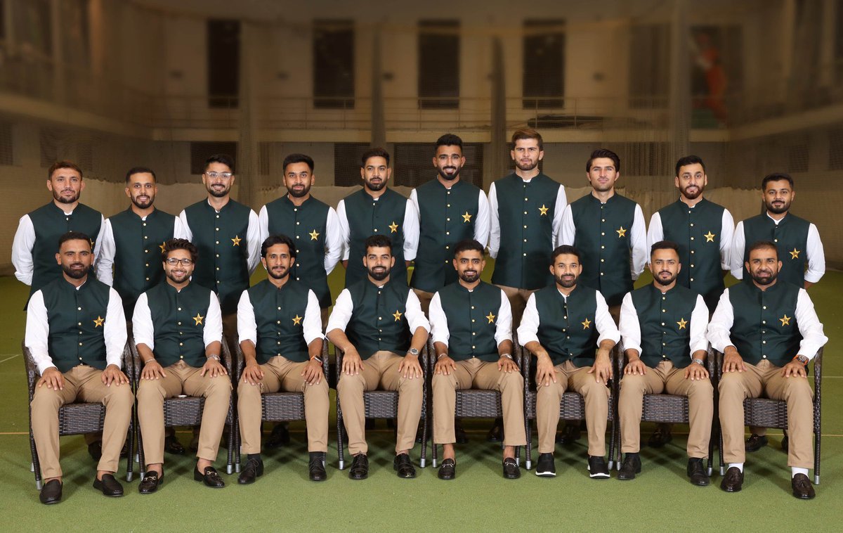 76Shadabkhan's tweet photo. All geared up for the World Cup. We will give it our all. We can achieve our goals with the support of our fans. We believe when you believe. #PakistanZindabad https://t.co/s3YFgHnnVy