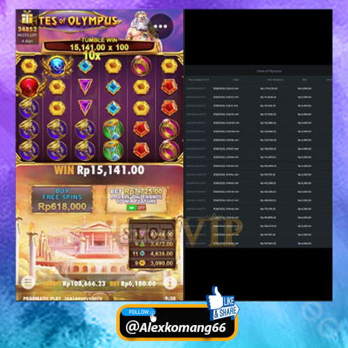 Alexkomang66's tweet photo. gacor nih main di slotvip Gates of Olympus 🥰📷https://t.co/qDnhsPujuP
#slotonline #slotvip #slotgacorharini #linkgacor #pragmaticplay #pgsoft #mahjongways #polagacor https://t.co/RqzcahGH0C