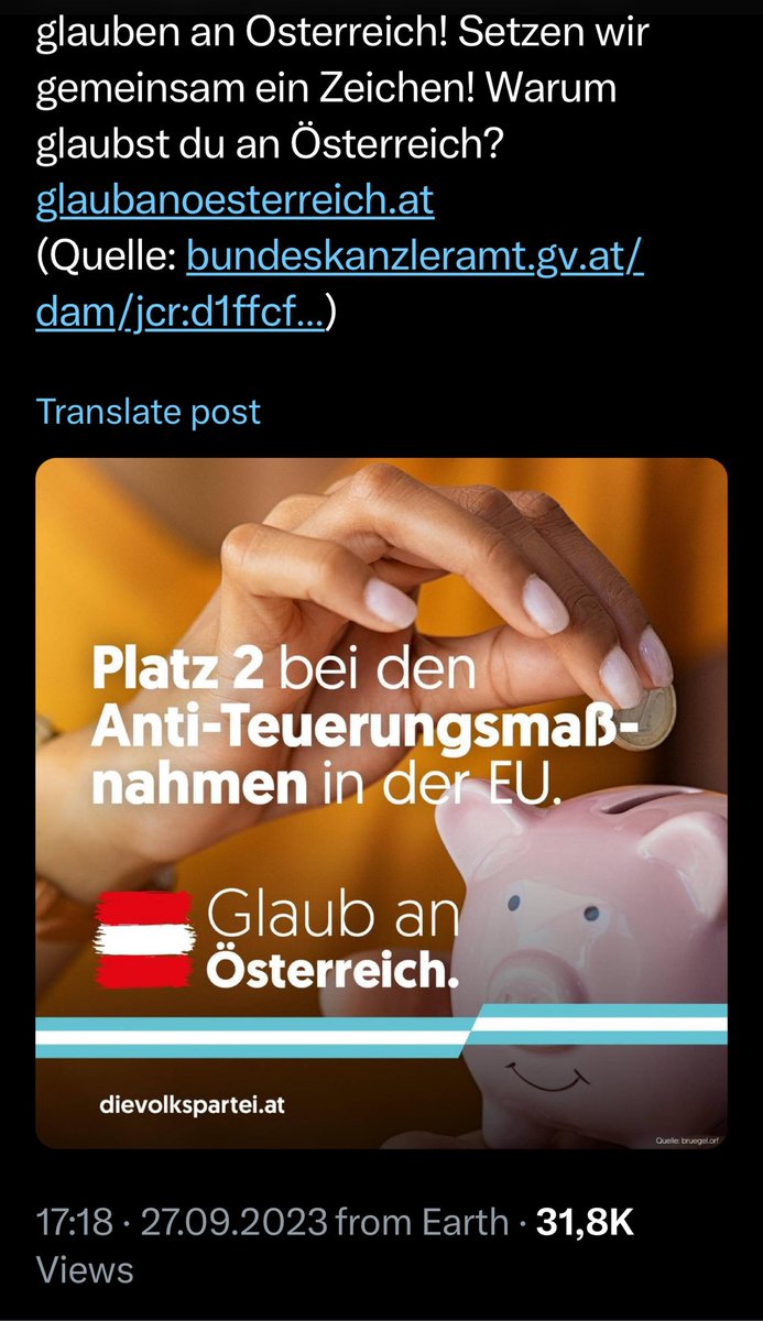 Old post versus new post. 
What is the difference? 
In first one, Russian rubles… post deleted and came back with a new one where Euros are in the picture 
So, that’s why #AustriaRussianOblast in eu 
#BoycottAustria