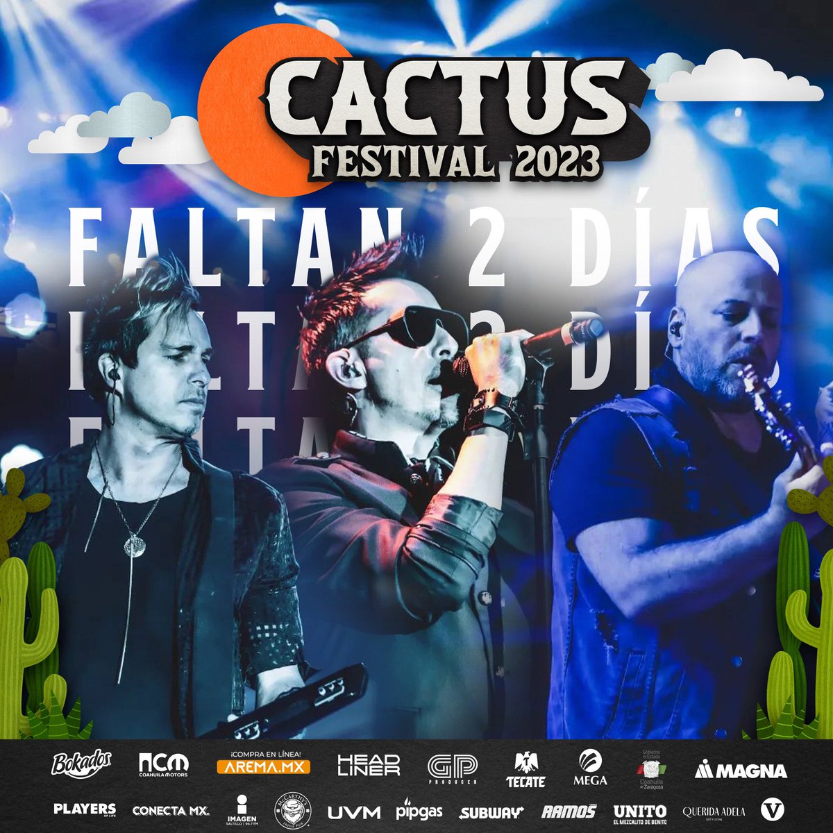 ¡Faltan 2 DÍAS! 🤘🏻😎El #MoeniaPixelTour llega este sábado al #CactusFestival 🌵🔥

🟥🟦⬜🟧🟨🟩
<a href="/MoeniaMx/">MŒNIA</a>
