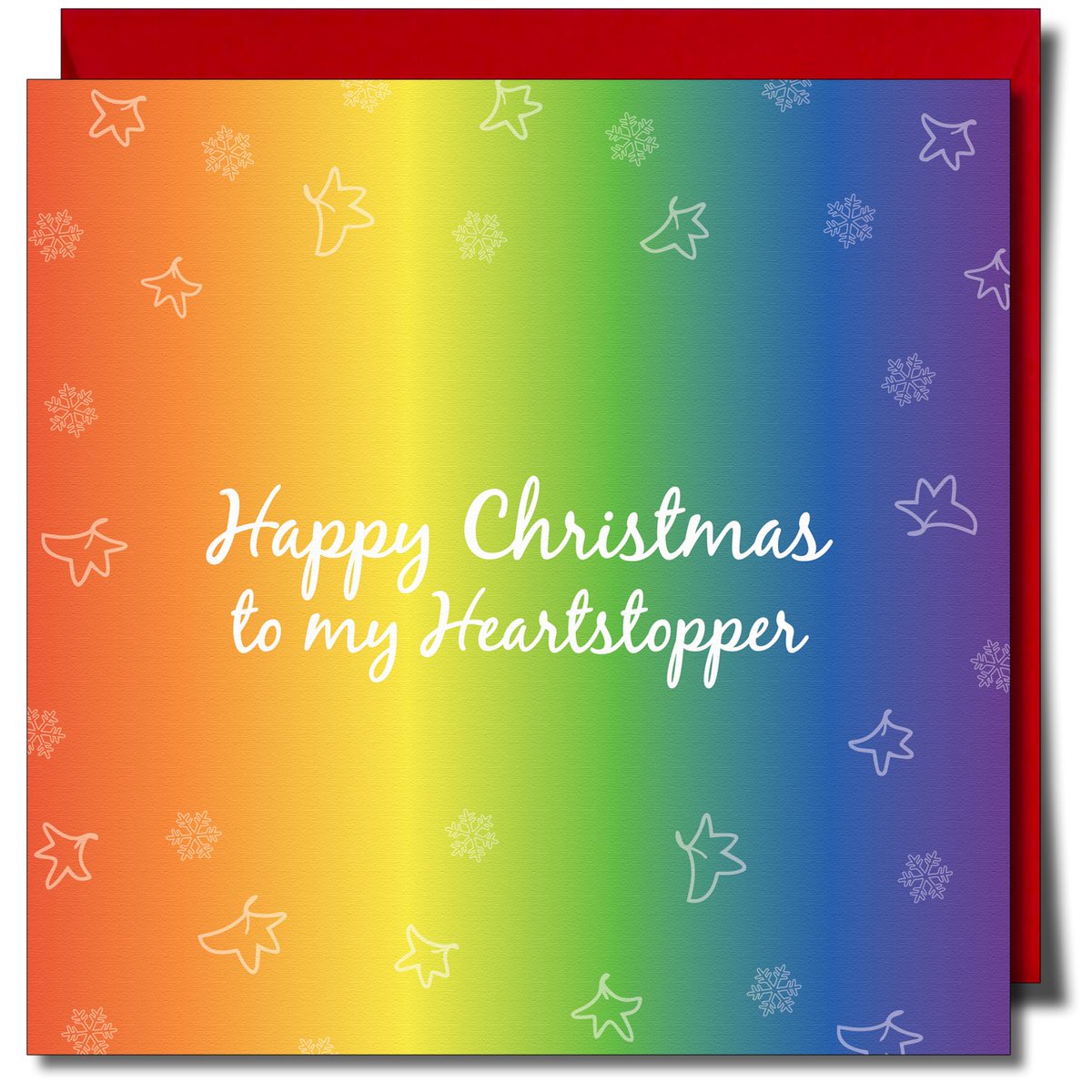 Fab Christmas Card inspired by the Amazing Heartstopper series 🏳️‍🌈 Visit sentwithpride.com Please rt X
#EarlyBiz #MHHSBD #Heartstopper #shopindie #sentwithpride