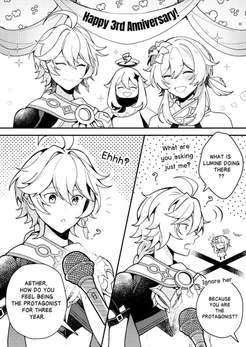 sarcastic comic😘 (thai ver below)
#GenshinImpact3Years 