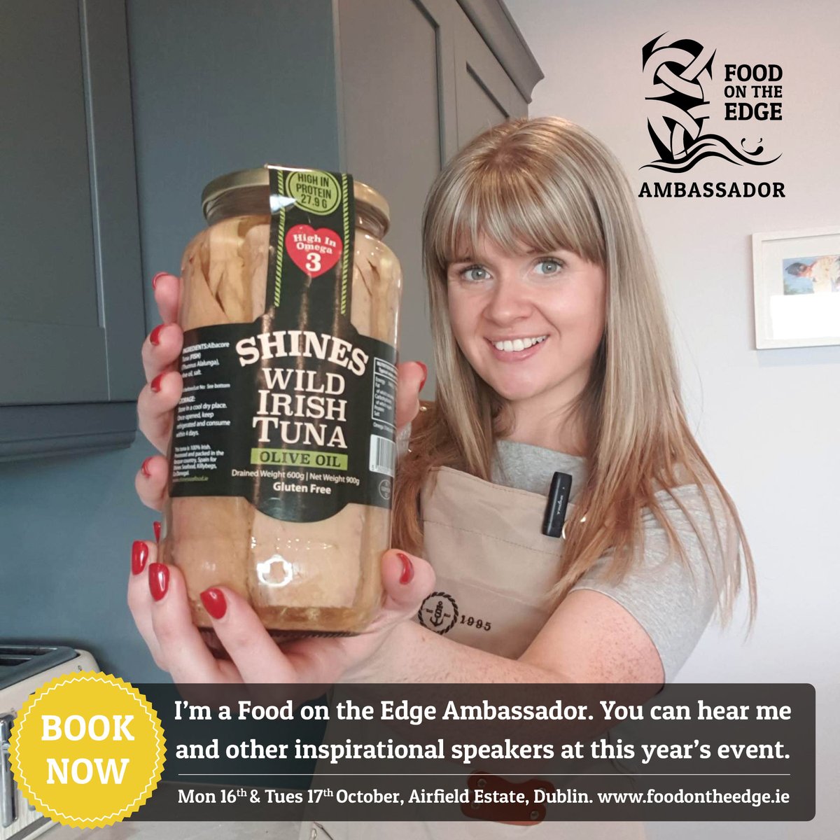 shinesseafood's tweet photo. EVENT! Our very own Ciara is an ambassador at @FoodOnTheEdge!
She'll be speaking on the Ambassador Panel at 4.15pm on Monday afternoon, October 16th.
The Food on the Edge International symposium is at Airfield Estate: https://t.co/xNa02opP9E
#FOTE #FOTE23 #FOTE2023 #FoodOnTheEdge https://t.co/cF8rOy0MTR