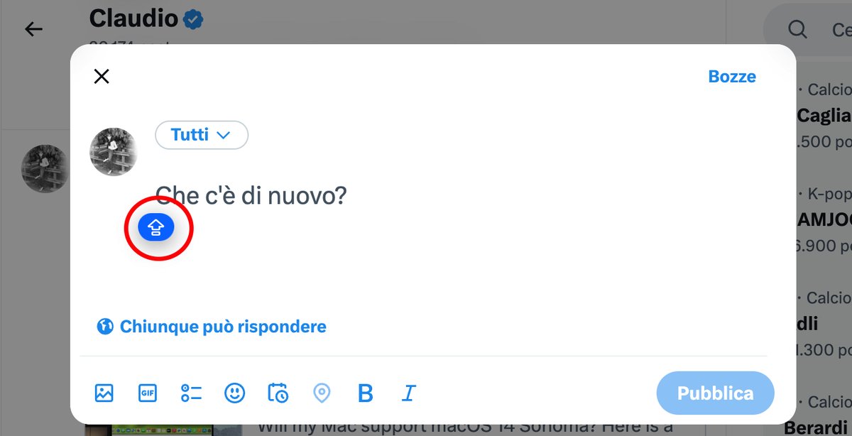 sonoclaudio's tweet image. Uno strano &quot;regalo&quot; post aggiornamento a #macOS14 #Sonoma 
Ieri sera, con @signorina37H abbiamo passato in rassegna le impostazioni &quot;Tastiera&quot; e &quot;Accessibilità&quot; senza trovare nulla per disattivare questo fastidioso problema della visualizzazione dell&apos;icona quando si attiva il…