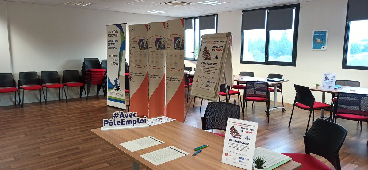 LEROYPASCALFT's tweet photo. Pôle emploi Carcassonne prêt pour le Markethon 2023 avec le @COMIDER_
65 participants pour cette initiative solidaire en lien avec l'emploi.
#Markethon2023
#avecpoleemploi https://t.co/qbbPavbGBU
