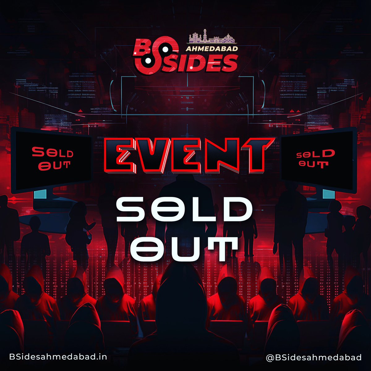 Wow, we're thrilled to announce that Passes for BSides Ahmedabad 2023 are officially sold out. 🎫🚀 ! 

The overwhelming response from our cybersecurity community has been incredible. We're humbled by your enthusiasm and can't wait to host an unforgettable event filled with