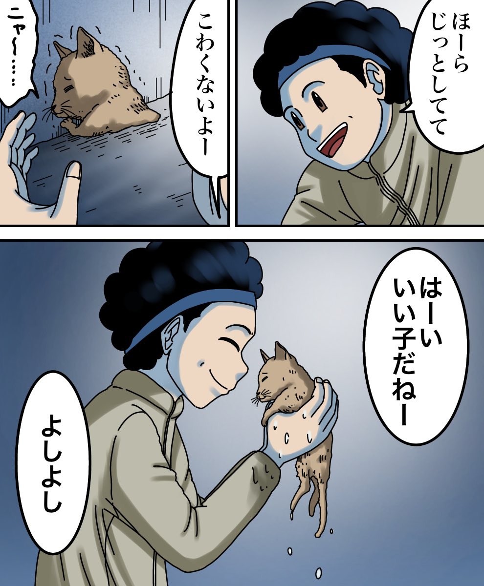 猫の命を救ってくれた人の話 3/3 