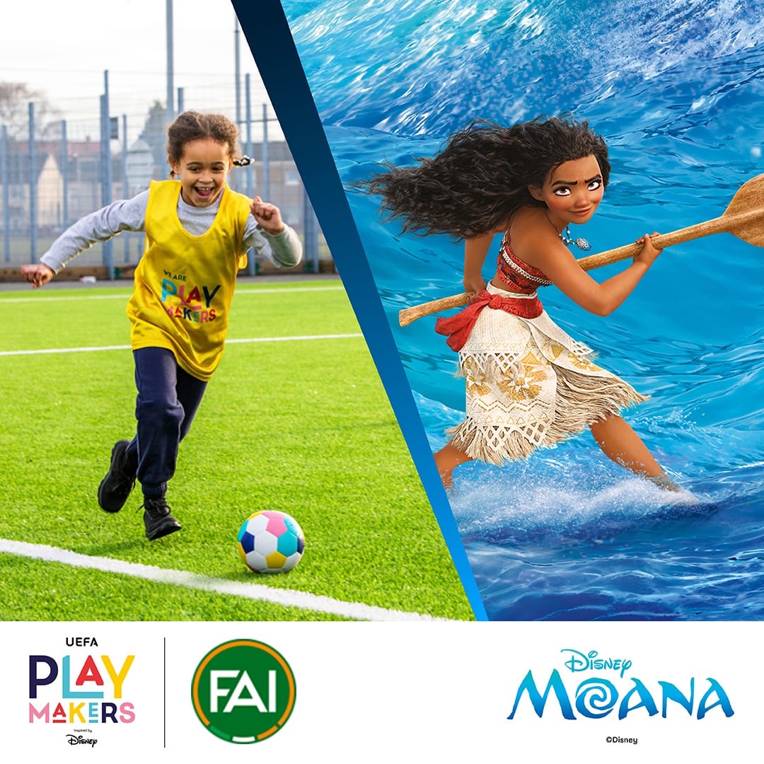 rahenyunited's tweet photo. 🪄| 𝙁𝙚𝙬 𝙋𝙡𝙖𝙘𝙚𝙨 𝙍𝙚𝙢𝙖𝙞𝙣!

There is still places for the Disney Playmakers program in association with the @FAIreland . ☘️

This FREE program starts on Saturday for girls aged 5-8 years. 👧

Contact Andrew for details on 0862750435. 📞

⚫️ #RUFC | ⚪️ #CmonTheParish https://t.co/4Zh69sS6H6