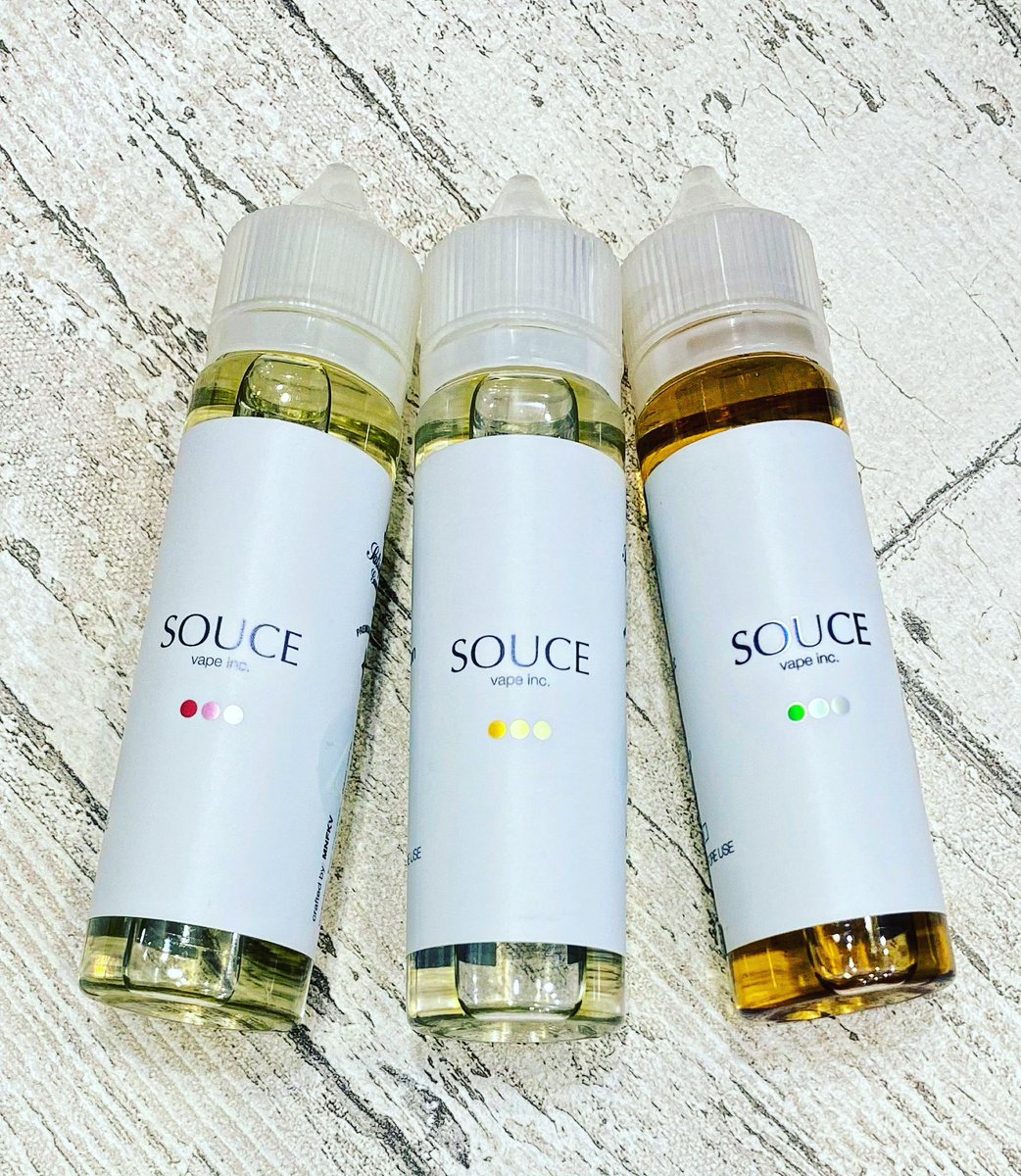 vape_world_'s tweet photo. ロングセラーのSOUCEシンガポール産おすすめリキッド🤗ビターコーヒー☕️パッションフルーツ🥥炭酸感あふれるレモン🍋次回入荷未定ですのでお早めにどうぞ。

#souce #コーヒー #レモン #パッションフルーツ #cbd #cbdvape #電子タバコ #立川 https://t.co/Hq8QzcDLT6