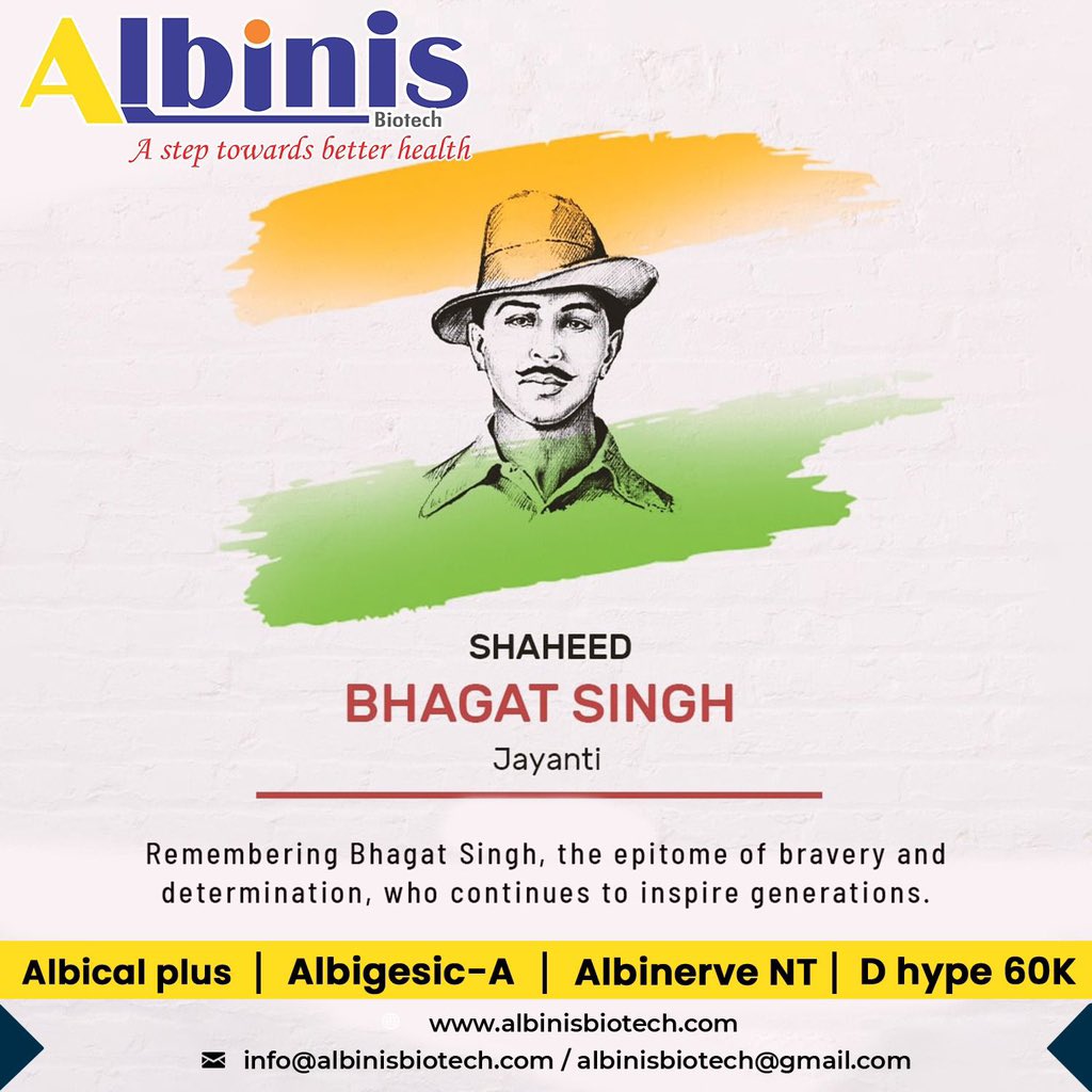 Ashutosh8655's tweet photo. महान क्रांतिकारी, साहस व शौर्य की प्रतिमूर्ति, भारतीय स्वतंत्रता आंदोलन में हंसते-हंसते अपने प्राणों की आहुति देने वाले अमर बलिदानी भारत माँ के वीर सपूत एवं समस्त देशवासियों के प्रेरणास्रोत शहीद-ए-आजम भगत सिंह जी की जयंती पर उन्हें शत- शत नमन।

#Shaheed #BhagatsinghJayanti https://t.co/tl8EFdoAZs