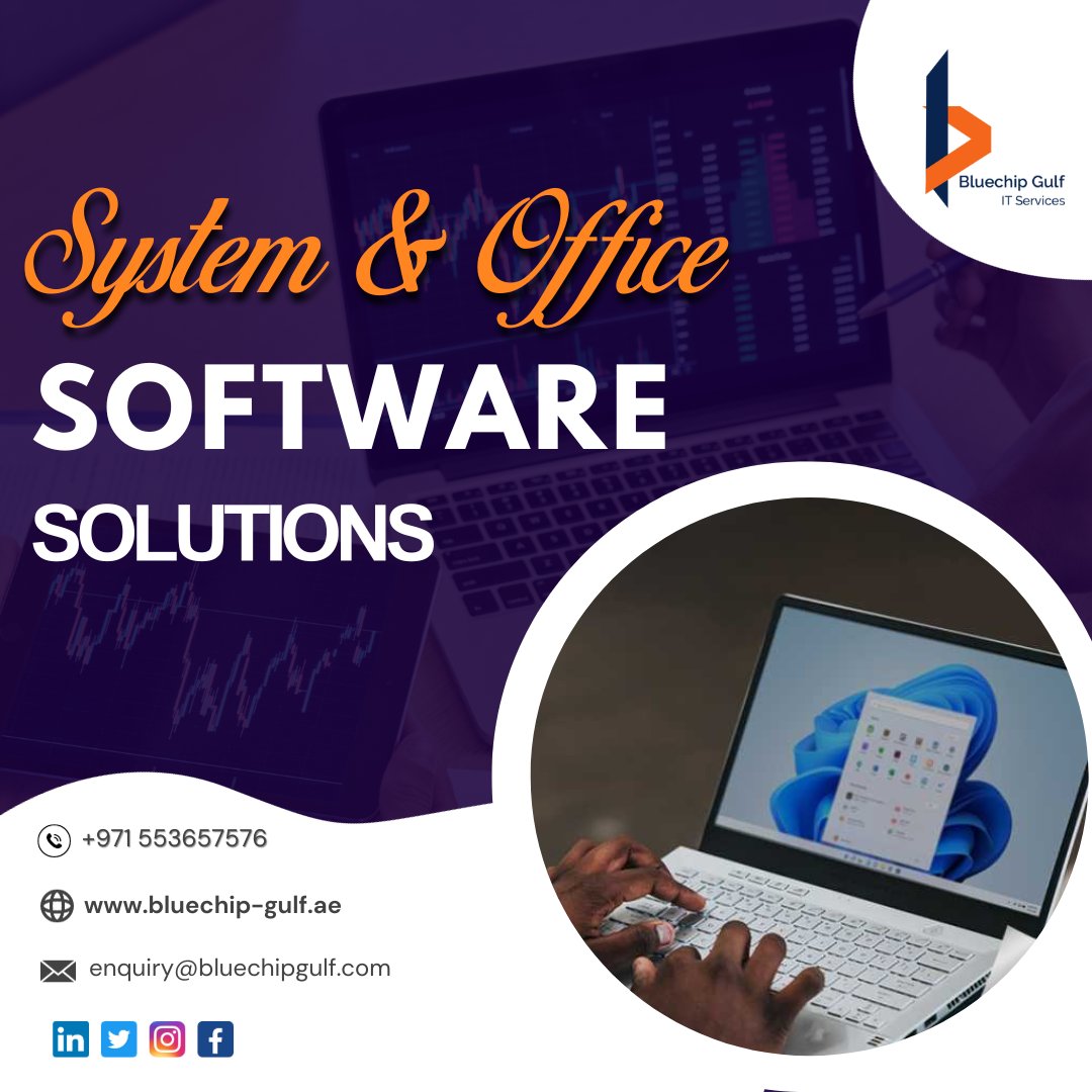 bluechip_gulf's tweet image. We are a top system &amp;amp; office software solution provider in Abu Dhabi that helps a client manage their business easily with our professional IT Solutions.

🌐 bluechip-gulf.ae/it-solutions-c…

#bluechipgulf #SoftwareSolutions #systemsoftware #OfficeSoftware #SMEsolutions #TopTechProvider