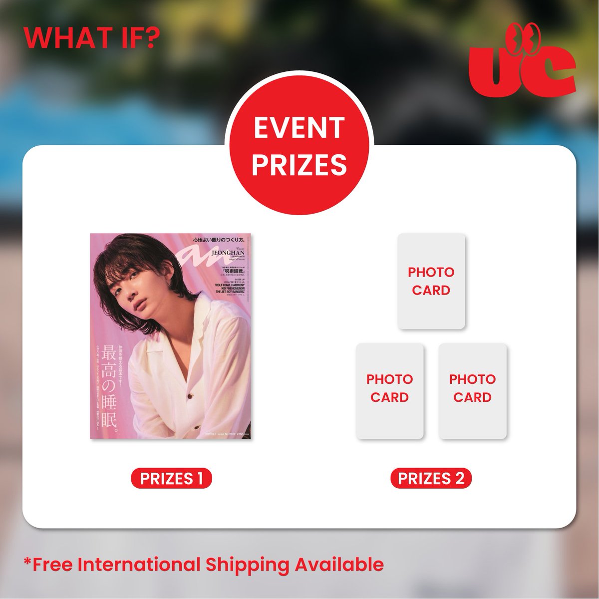 fan_uscake's tweet photo. 💙The winner will be determined by likes💙

🙆‍♀️ Follow @fan_uscake & Retweet & Tag Friends
🙆 Participate on this thread (KR/EN)

🎁 Prizes | ANAN NO.2362 (JEONGHAN ver.) + 3 Photocards 
✈️International shipping available✈

📍The event is valid with 10 or more participants.

#SVT #세븐틴 #정한 #윤정한 #ジョンハン #SEVENTEENTH_HEAVEN #anan #kpoptwt #USCAKE #어스케잌 #USCAKE_FYL #WhatIF