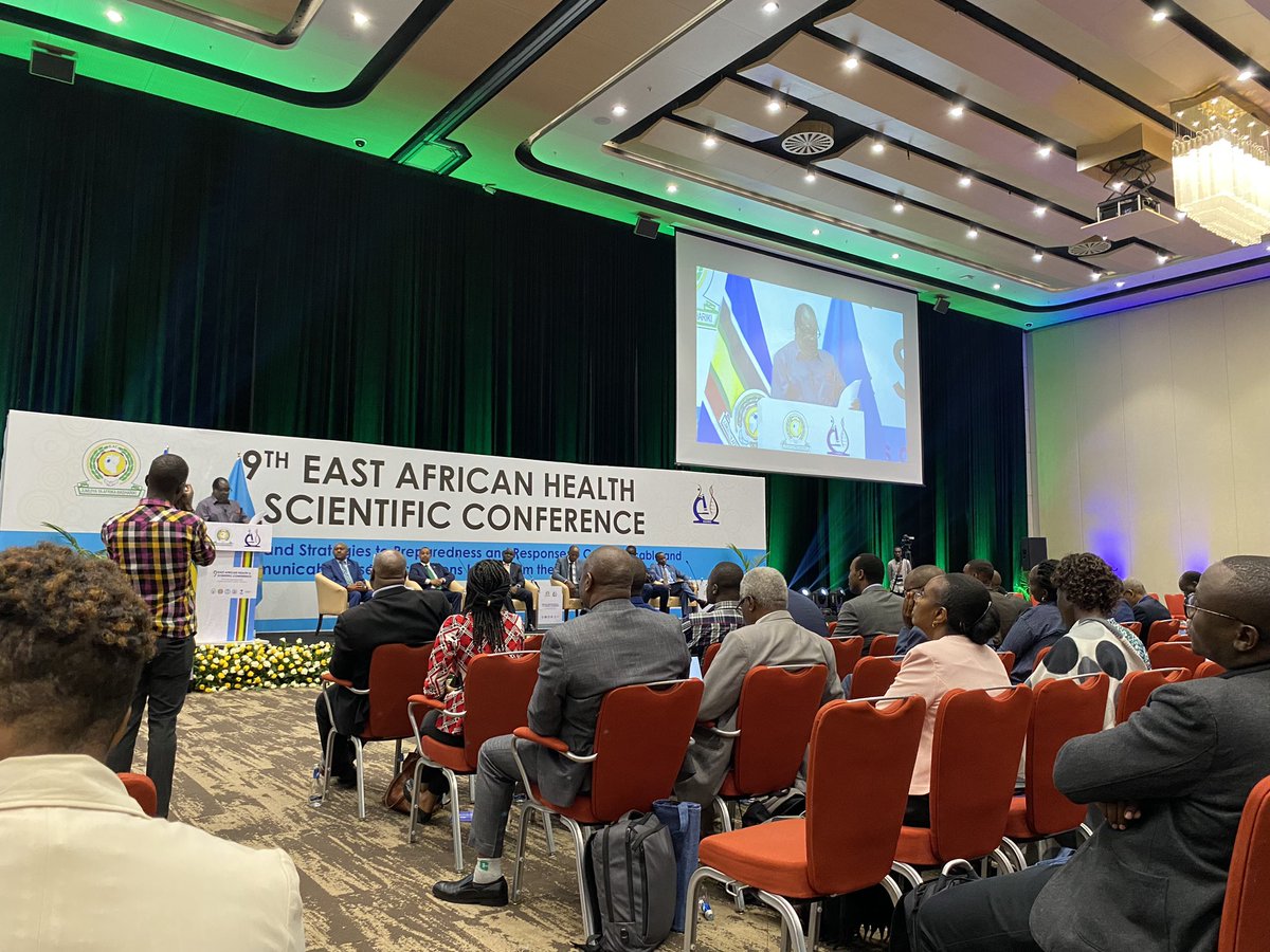 MarieJunon's tweet photo. The 9th East African Health&amp; scientific conference 2023 #Kigali 
#1rst day: ‘’ Challenges and strategies to Preparedness and Response to Communicable and Non-Communicable Diseases: Lessons Learnt from the #COVID-19Pandemic”
@SanteMinistre @EAHRC_eahealth @WHOWPRO https://t.co/LA2x5nprKW