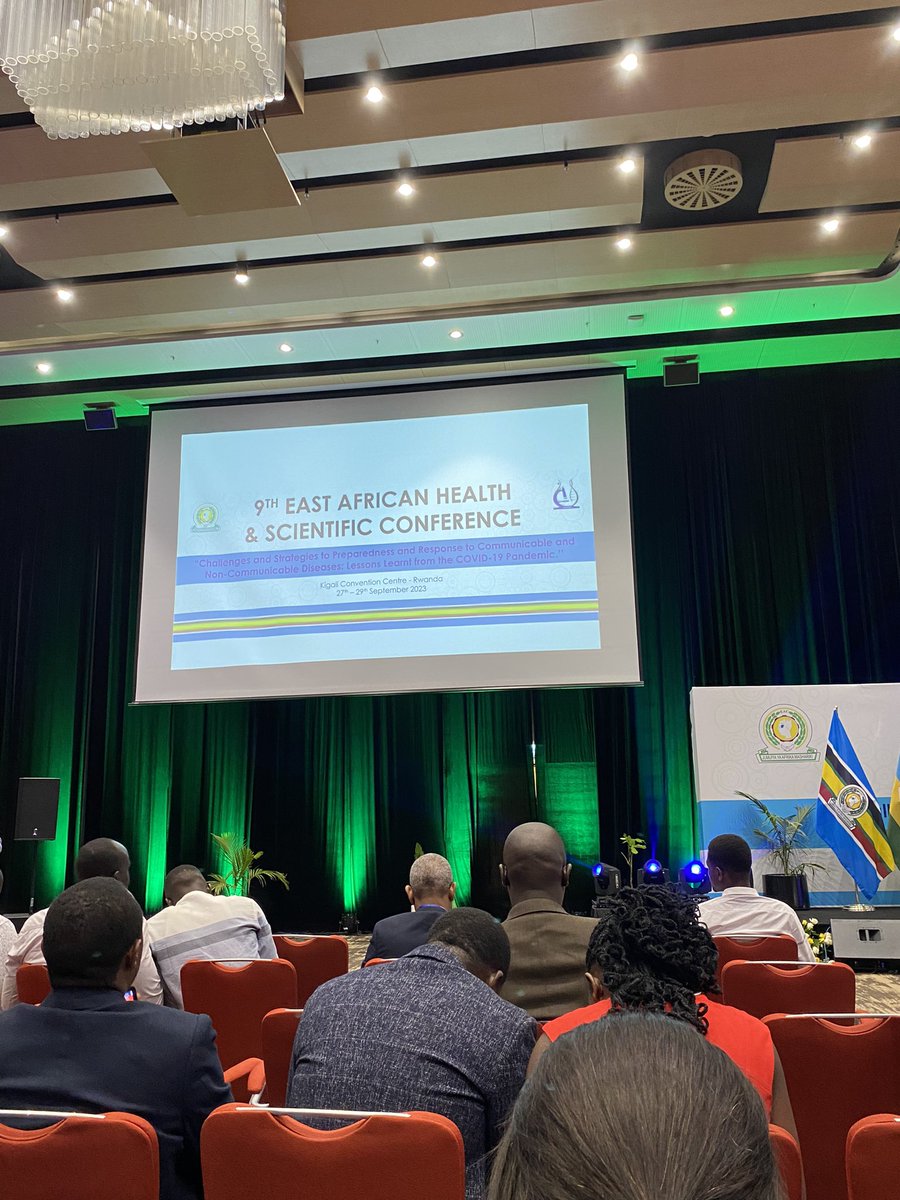 MarieJunon's tweet photo. The 9th East African Health&amp; scientific conference 2023 #Kigali 
#1rst day: ‘’ Challenges and strategies to Preparedness and Response to Communicable and Non-Communicable Diseases: Lessons Learnt from the #COVID-19Pandemic”
@SanteMinistre @EAHRC_eahealth @WHOWPRO https://t.co/LA2x5nprKW