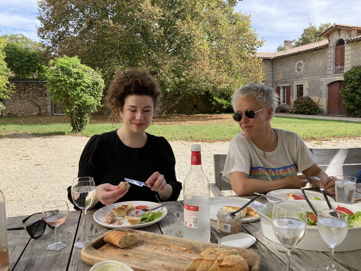 Isobel McArthur and Emma Rice collaborating French style