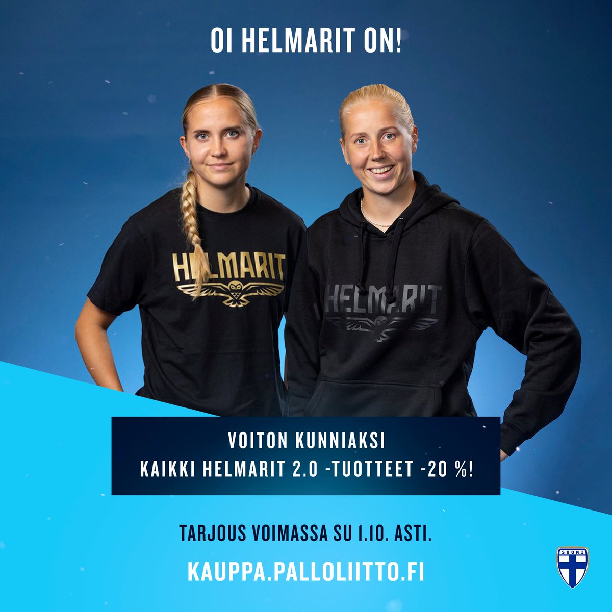 HelmaritFI's tweet photo. ๐๐ ๐๐๐๐๐๐๐๐ ๐๐! ๐ฆ | Romania-ottelun voittokampanja voimassa sunnuntaihin asti! ๐โก๏ธ https://t.co/8XPUZRT3Me
Valmistaudu kannustamaan Helmareita taas lokakuussa ja hyรถdynnรค tarjous!
#Helmarit #ROUFIN #MeOlemmeSuomi #UWNL https://t.co/gAx7yFFfHU