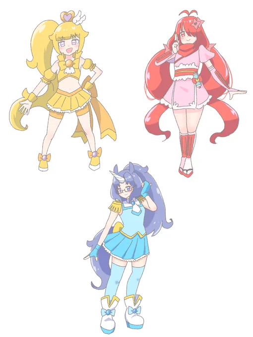 オリジナルプリキュアのスペースプリキュアまとめ
1日で沢山描いちゃったな 