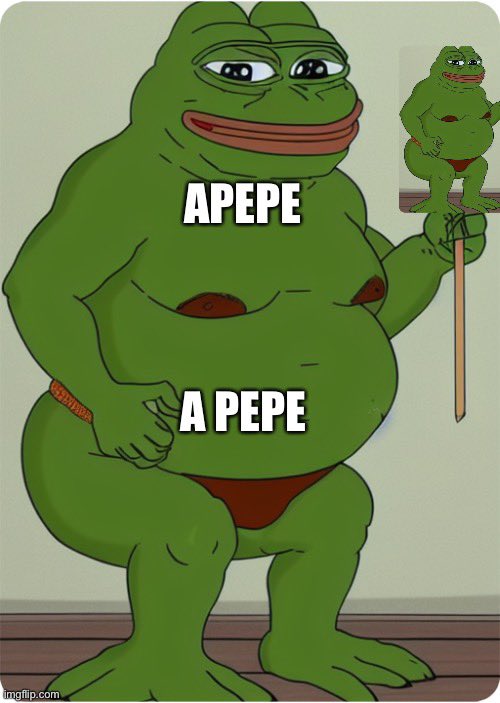 Ay pepe <a href="/ceotim/">CeoTim.eth</a> <a href="/kountervailor/">kountervailor</a> #AVeryGoodGirl #Survivor #RAREAPEPES 

<a href="/ImWobbie/">ser Robbie ▁ ▂ ▃ ▅ ▆ ▇</a>