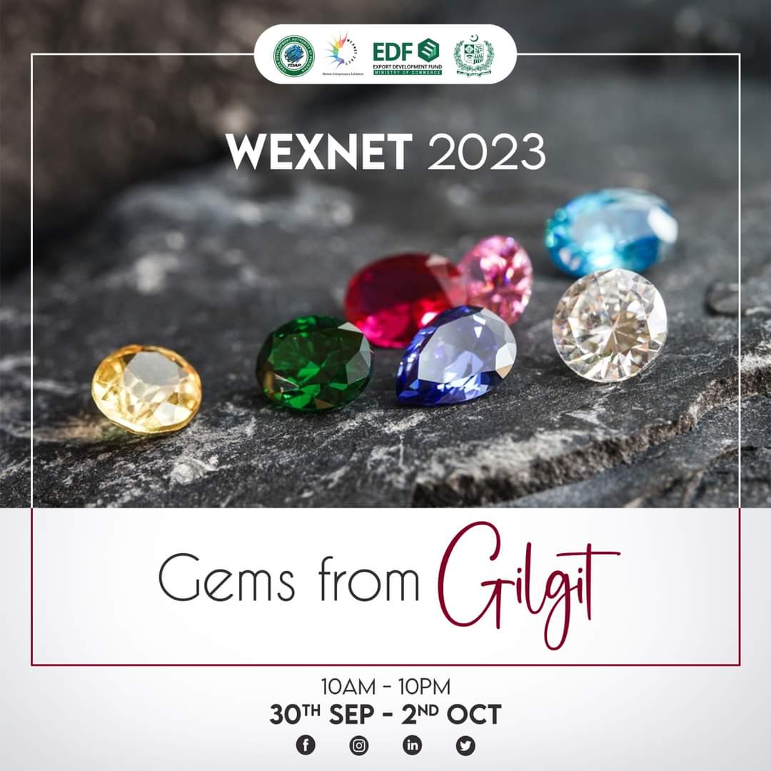 official_tdap's tweet photo. Rare and exquisite rubies and precious stones from the mountains of Gilgit make their way to the Lahore Expo Center at Wexnet 23. Visit now to buy the best northern gems Pakistan has to offer.
#women #wexnet #womenenterpreneur #womensupportingwomen #womenswear #womenartists #womensfashion #lahore #ExpoCentre